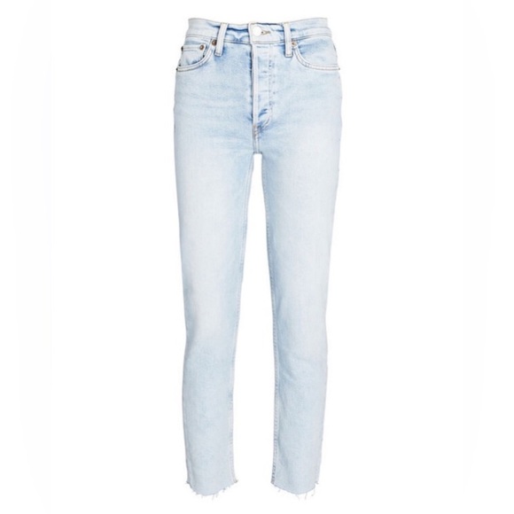 RE/DONE High Rise Ankle Crop Stretch size 27 - Picture 16 of 16